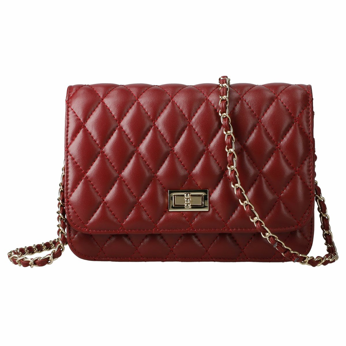 キルティングチェーンショルダーバッグ