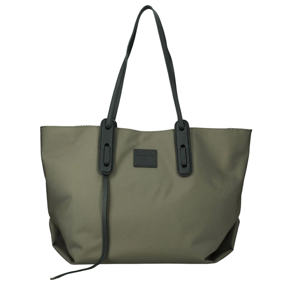 ポーチ付きバックルデザイントートバッグ