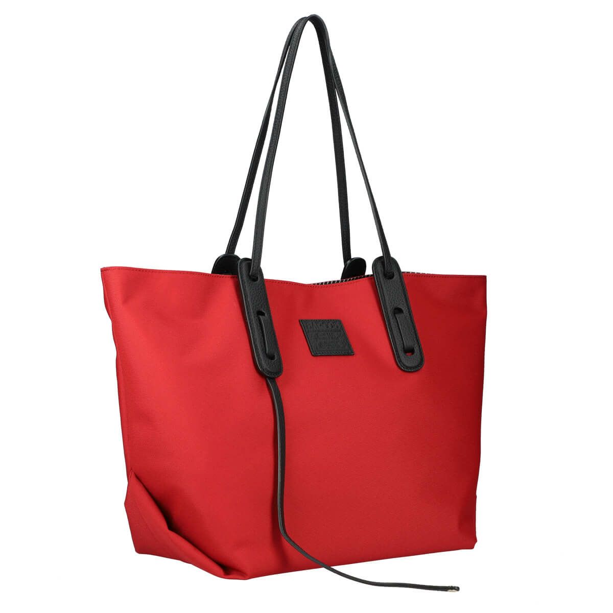 ポーチ付きバックルデザイントートバッグ