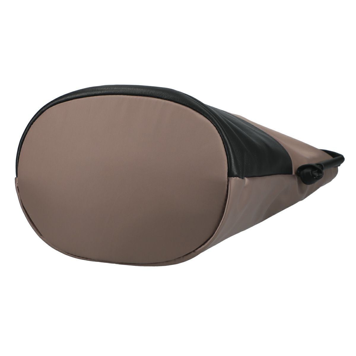 異素材切り替えナイロンショルダーバッグ