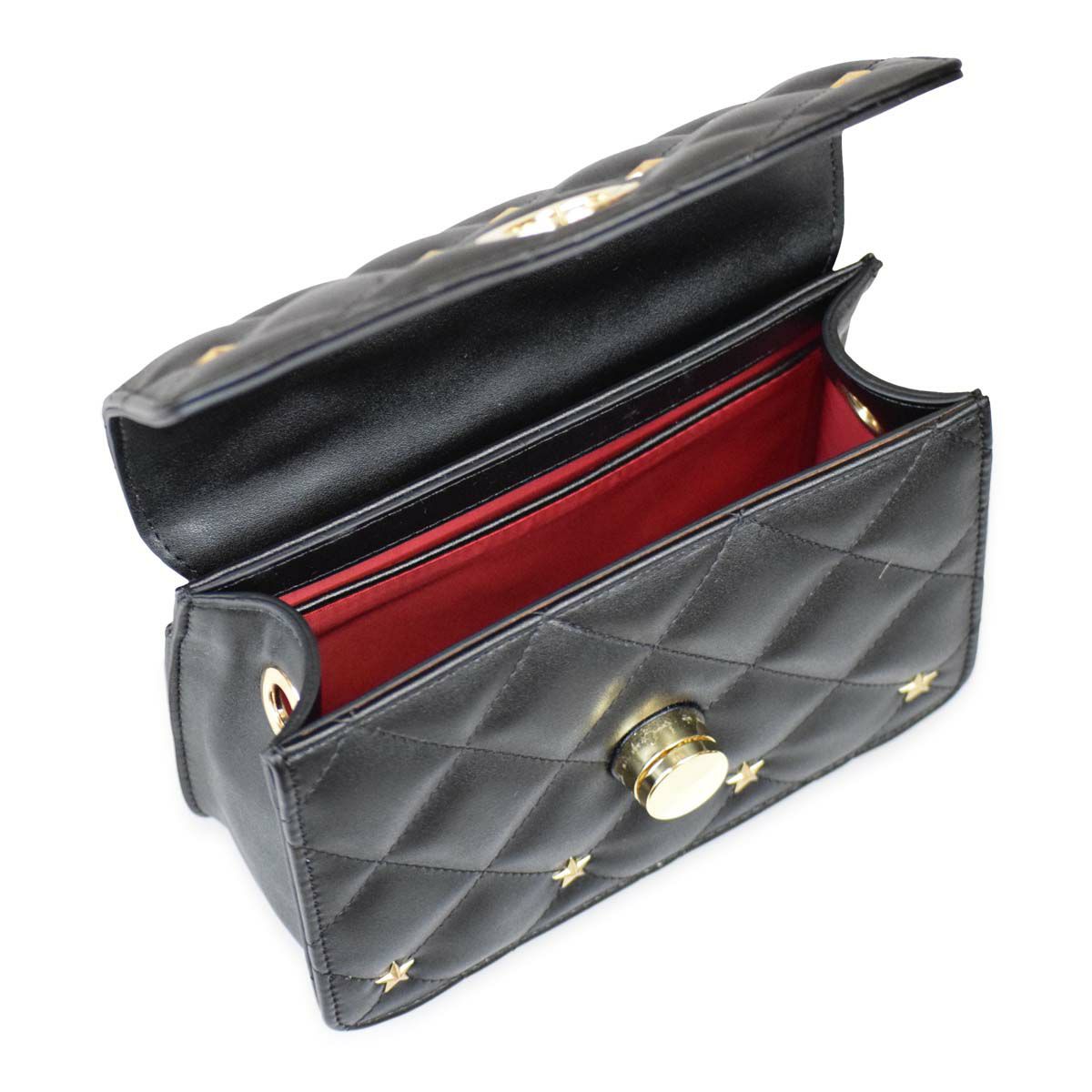 Velix スタッズ付きキルティングショルダーバッグ