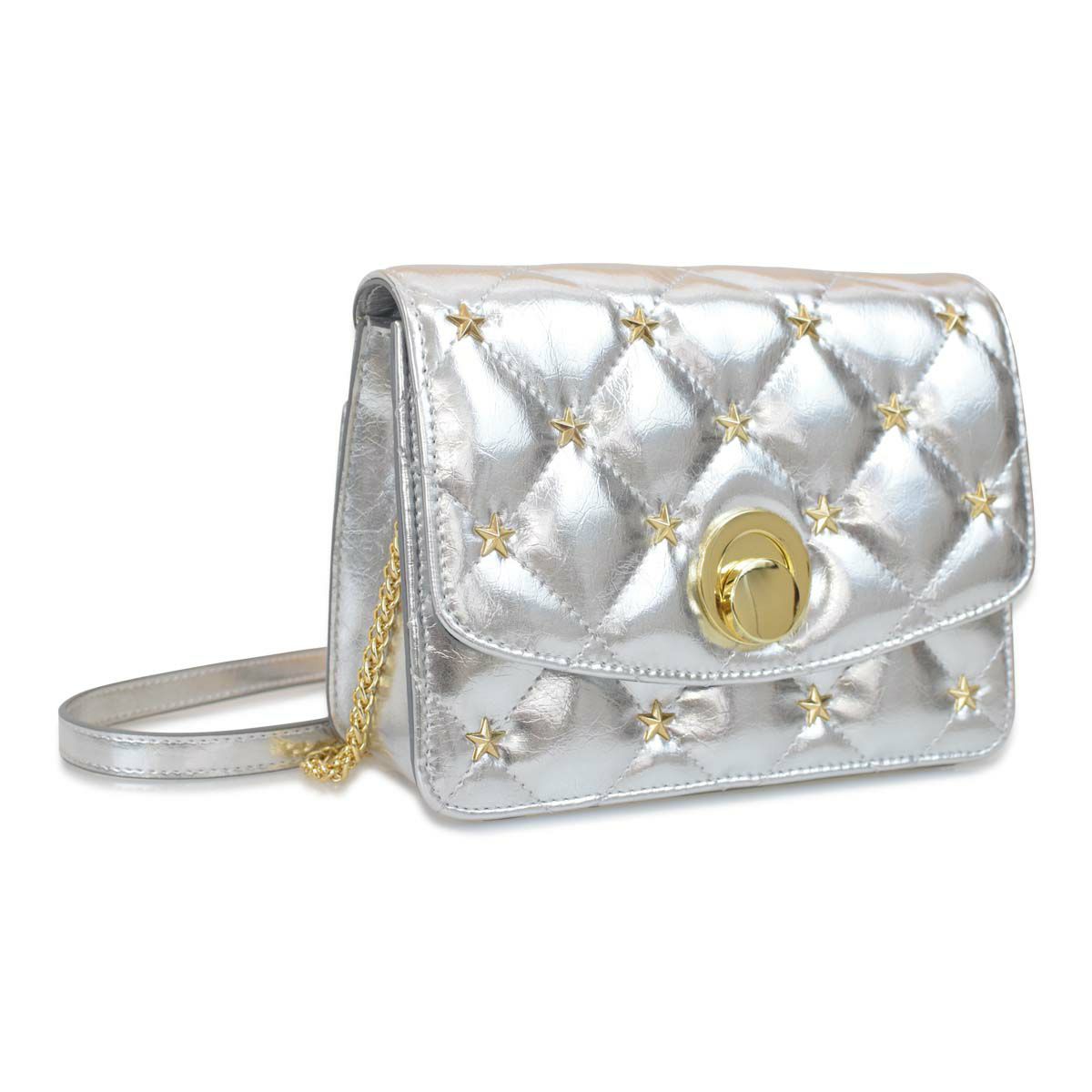 Velix スタッズ付きキルティングショルダーバッグ