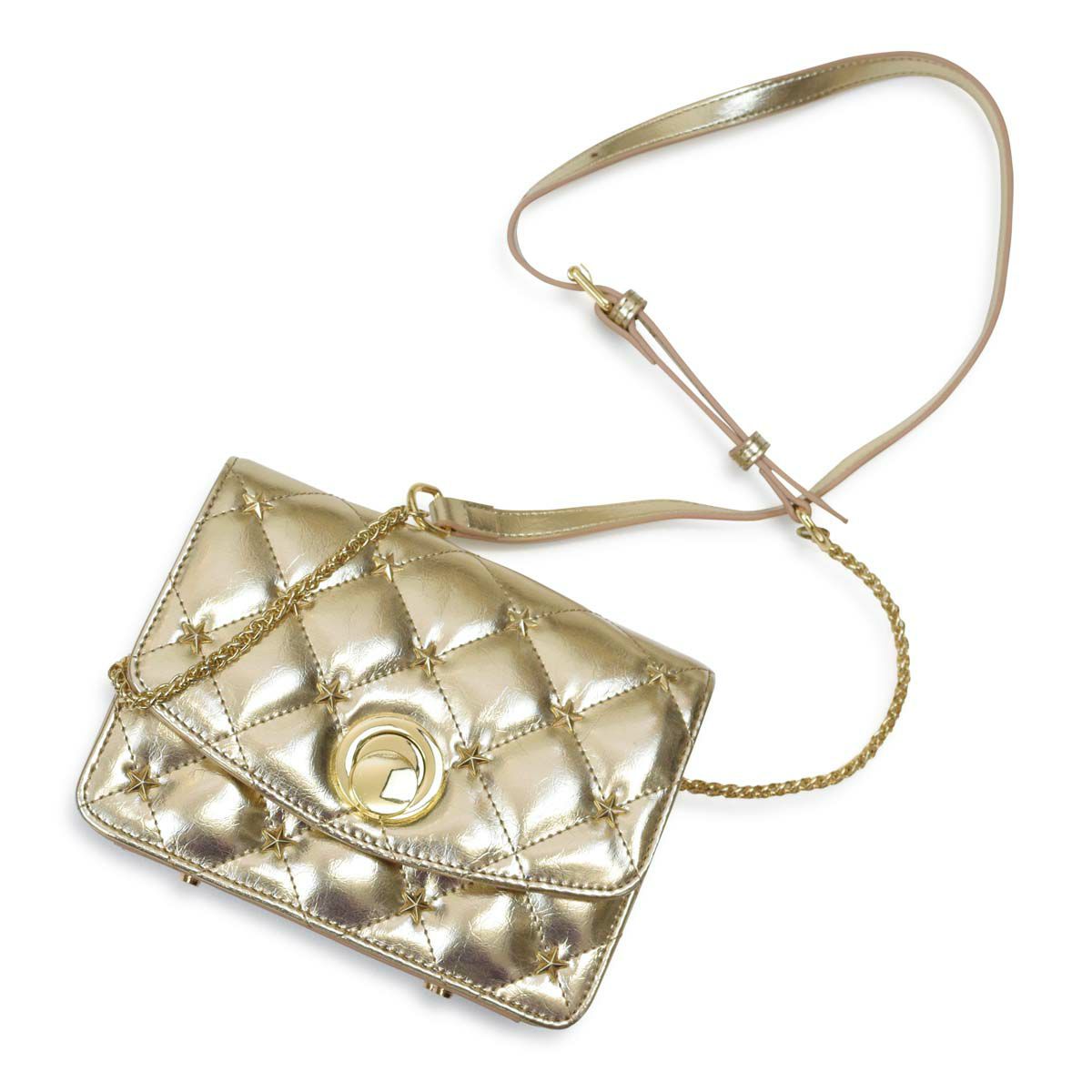 Velix スタッズ付きキルティングショルダーバッグ