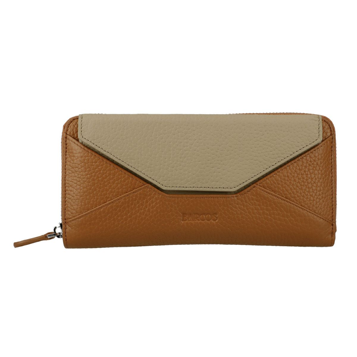 シュリンクレザーバイカラーロングウォレット＜ベロニカ＞