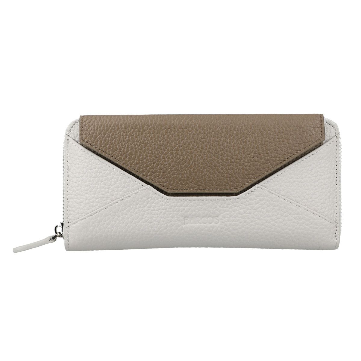 シュリンクレザーバイカラーロングウォレット＜ベロニカ＞