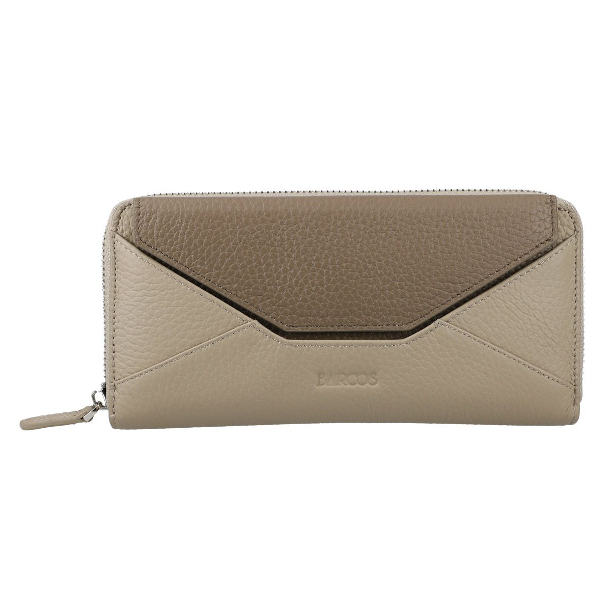 シュリンクレザーバイカラーロングウォレット＜ベロニカ＞