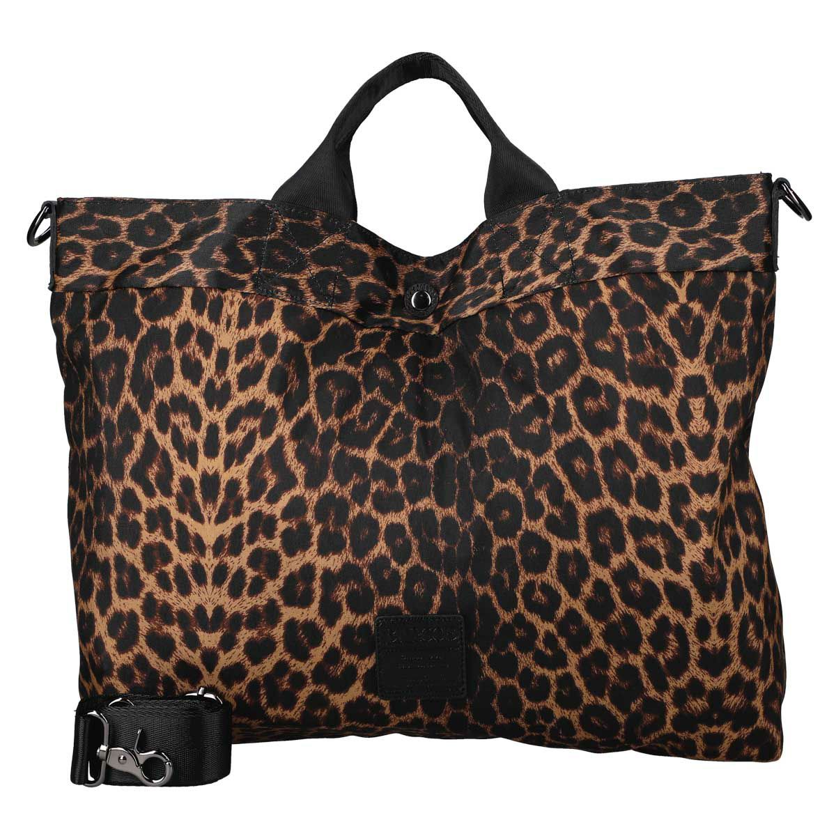 柄入りA4ポリエステル2wayハンドバッグ