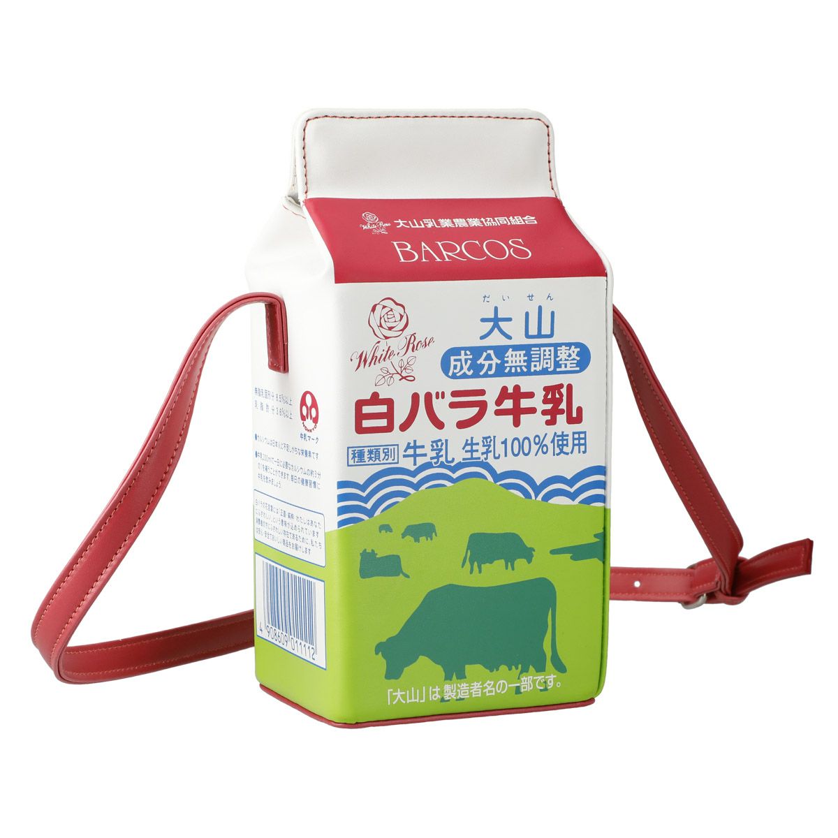 白バラ牛乳ポシェット | バルコス公式オンラインショップ
