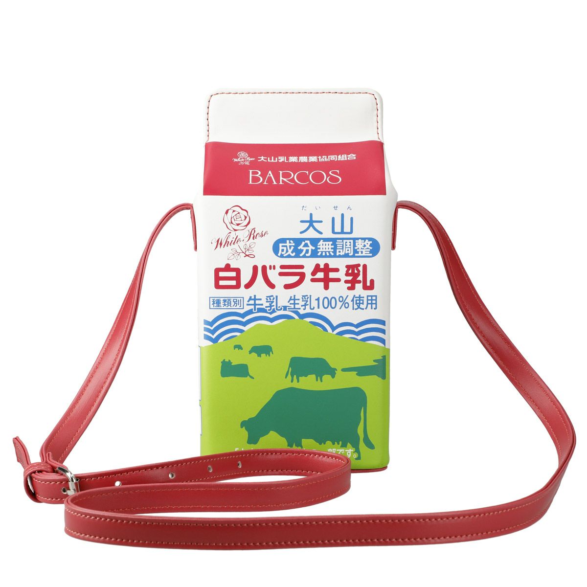 白バラ牛乳ポシェット | バルコス公式オンラインショップ