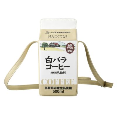 白バラコーヒーポシェット