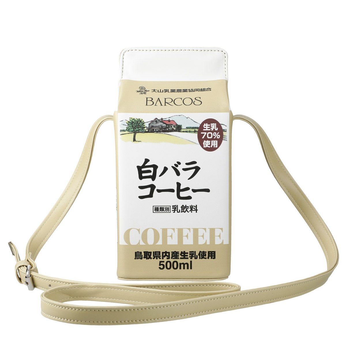 白バラコーヒーポシェット