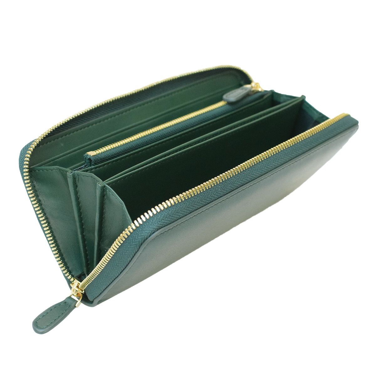 GLウォレット ゴートレザーラウンド型財布＜カルロ＞