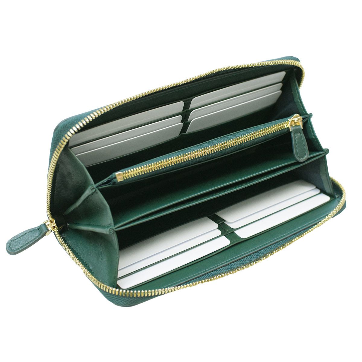 GLウォレット ゴートレザーラウンド型財布＜カルロ＞