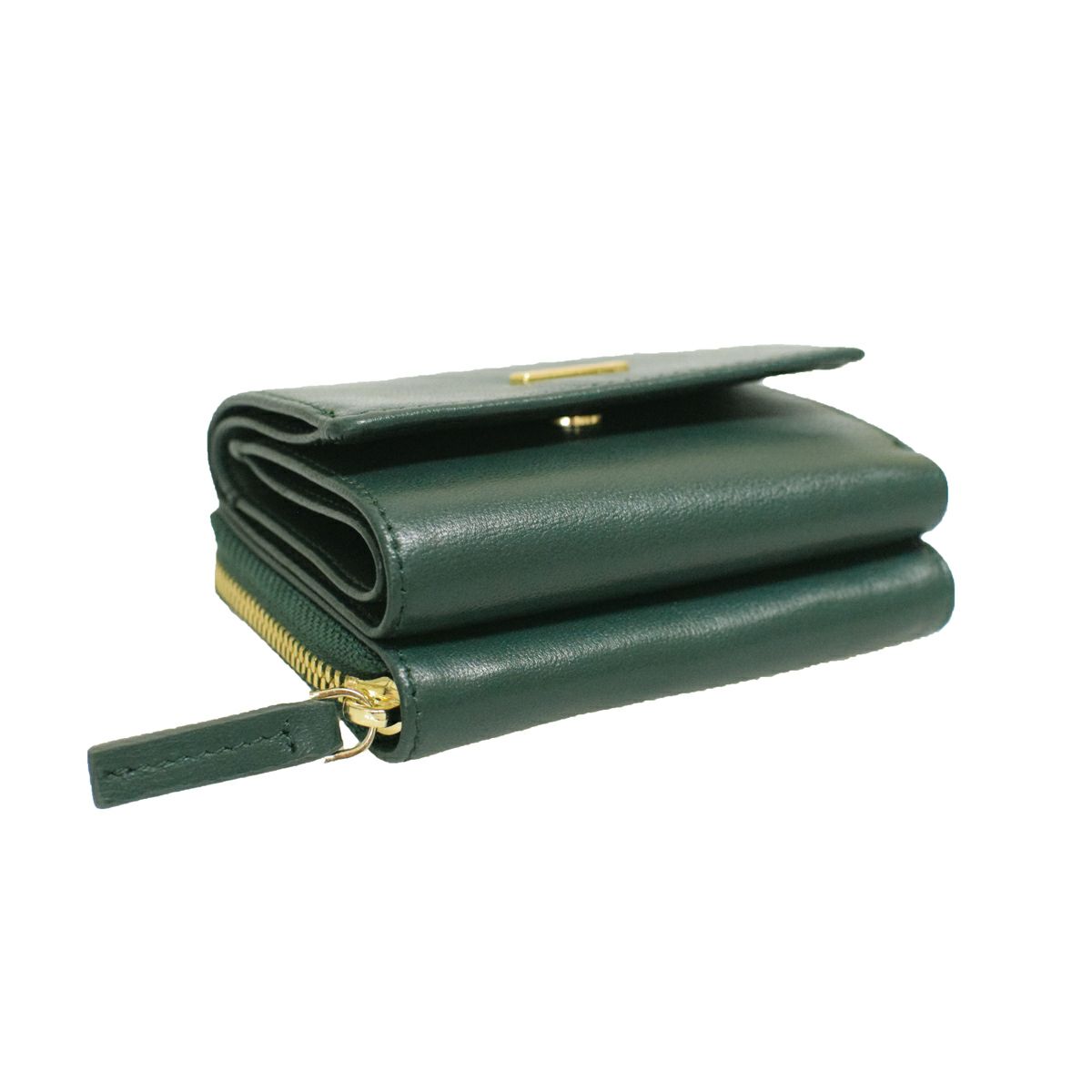 GLウォレット ゴートレザー3つ折り財布＜エルザ＞