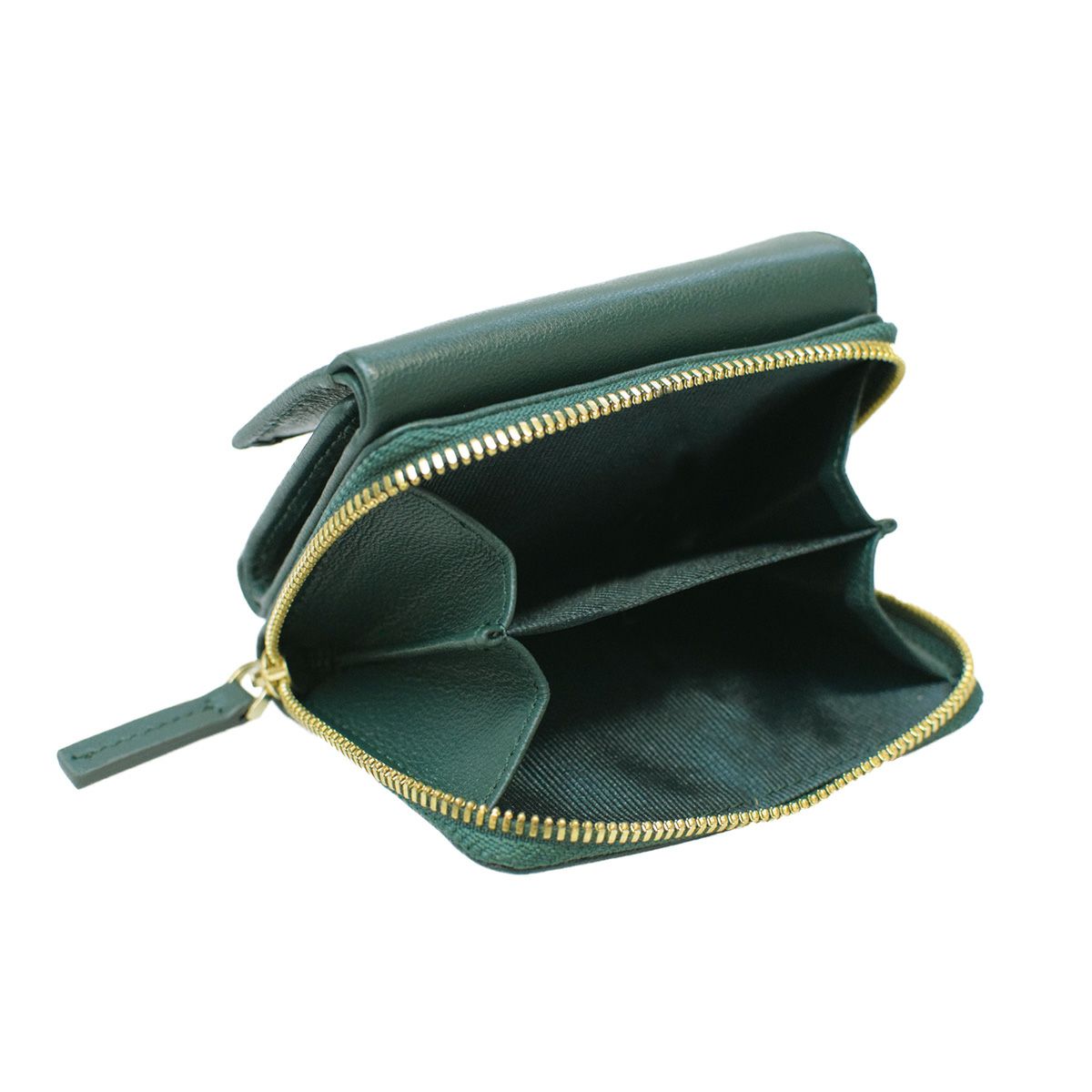 GLウォレット ゴートレザー3つ折り財布＜エルザ＞