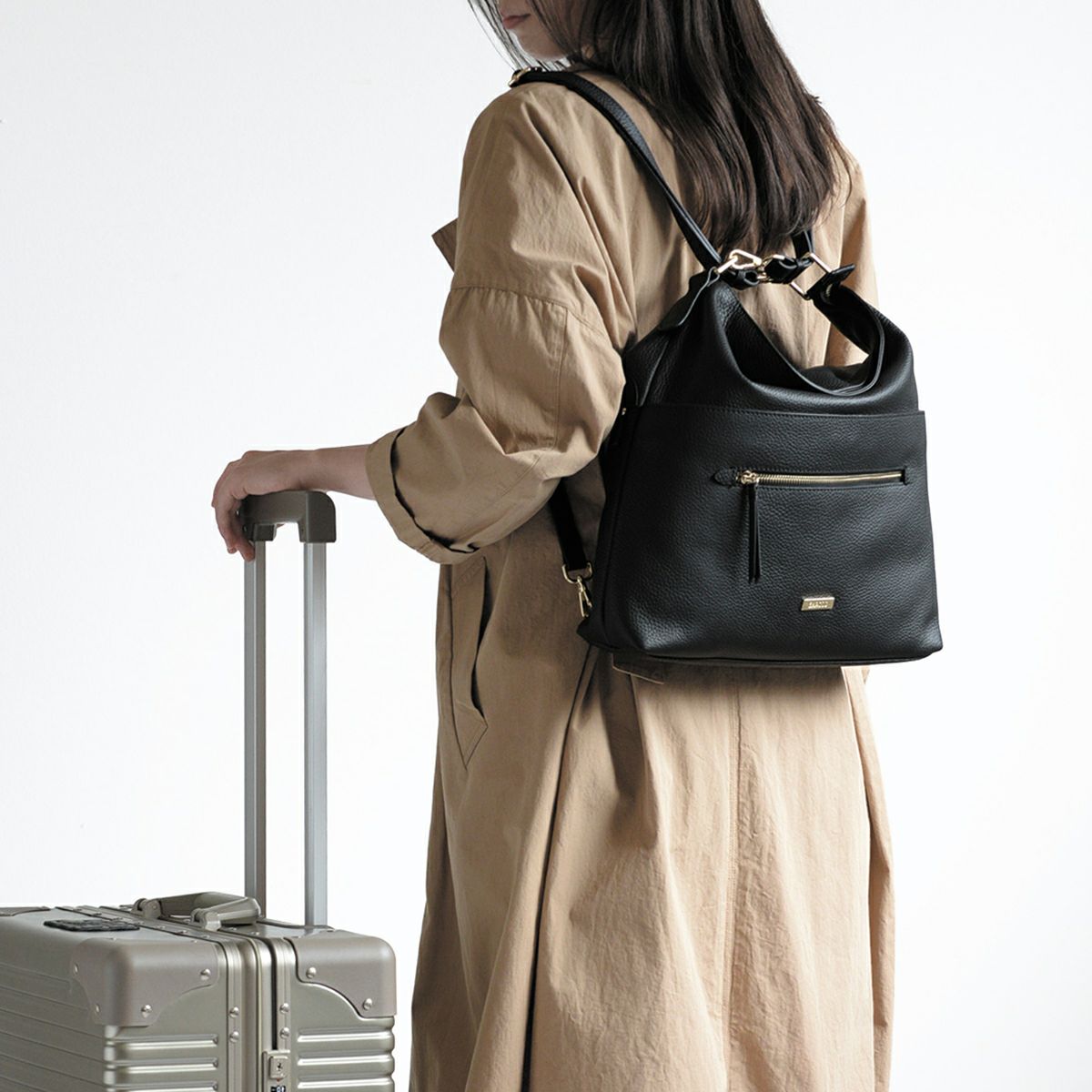 シュリンクレザー3wayバッグ（普通サイズ）