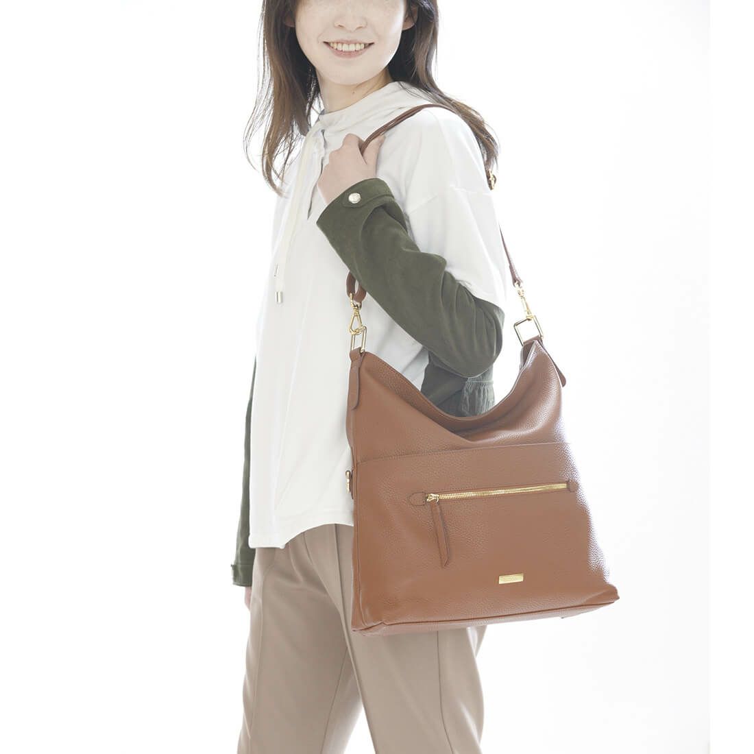 シュリンクレザー3wayバッグ（普通サイズ）