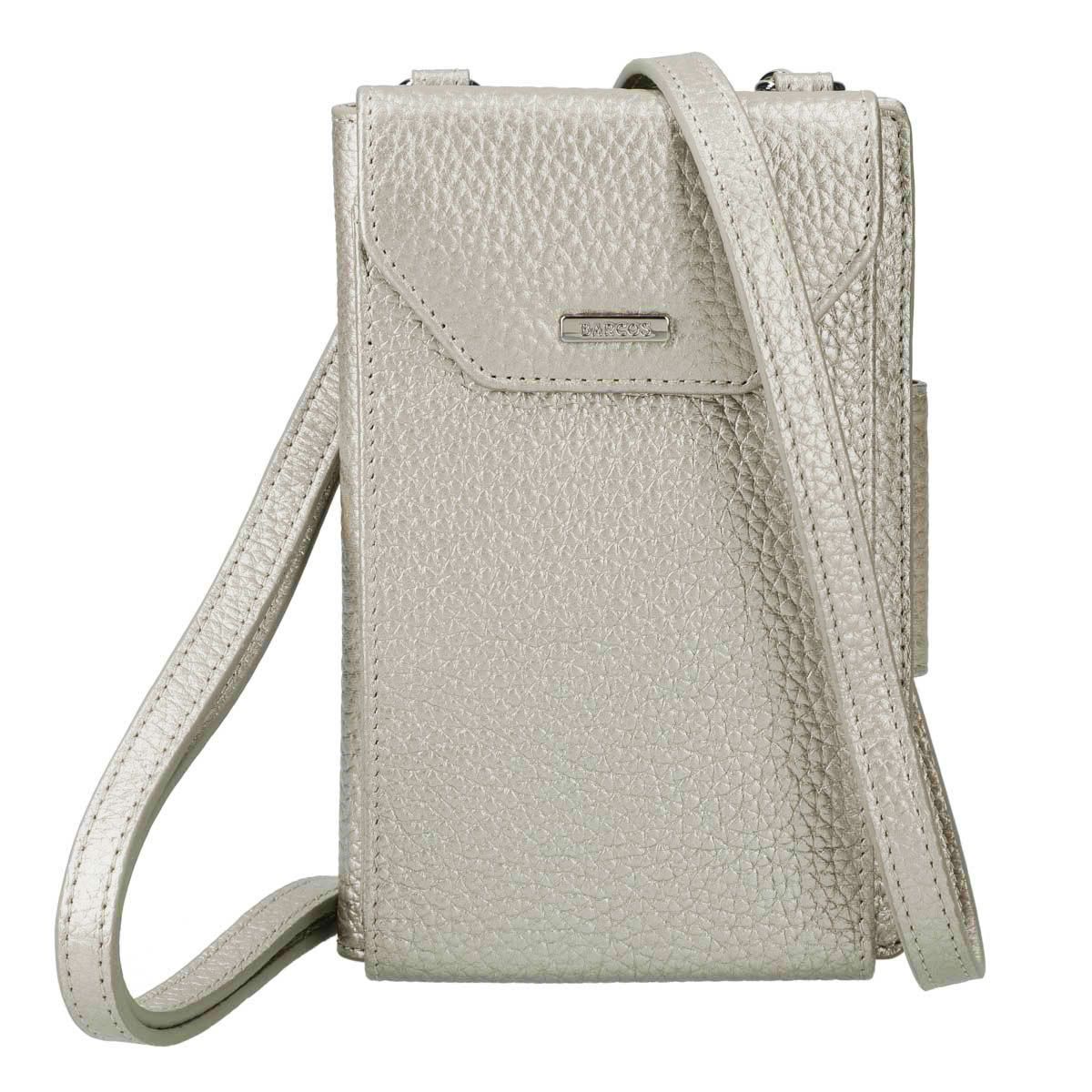 シュリンクレザースマホポシェット＜マーシ＞