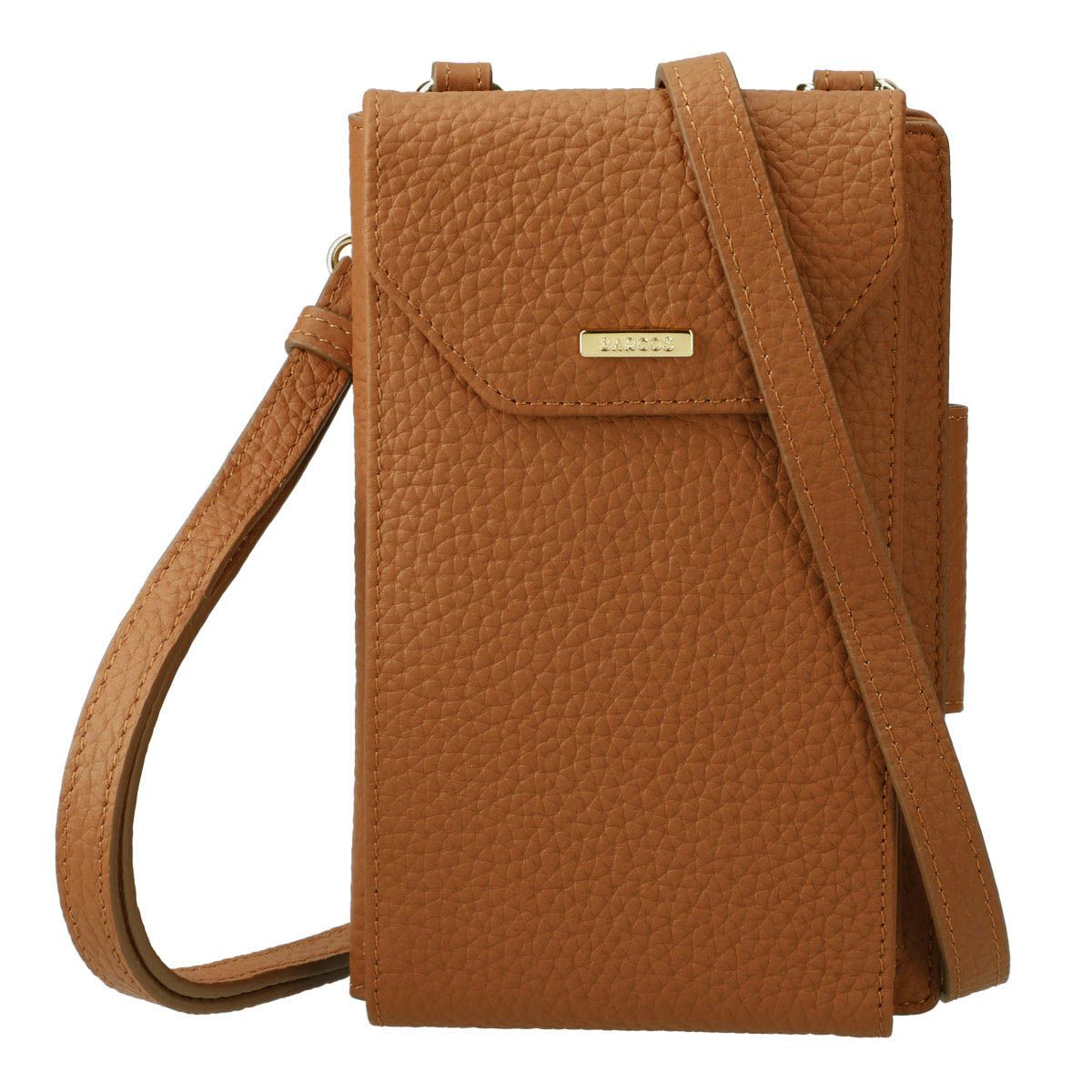 シュリンクレザースマホポシェット＜マーシ＞