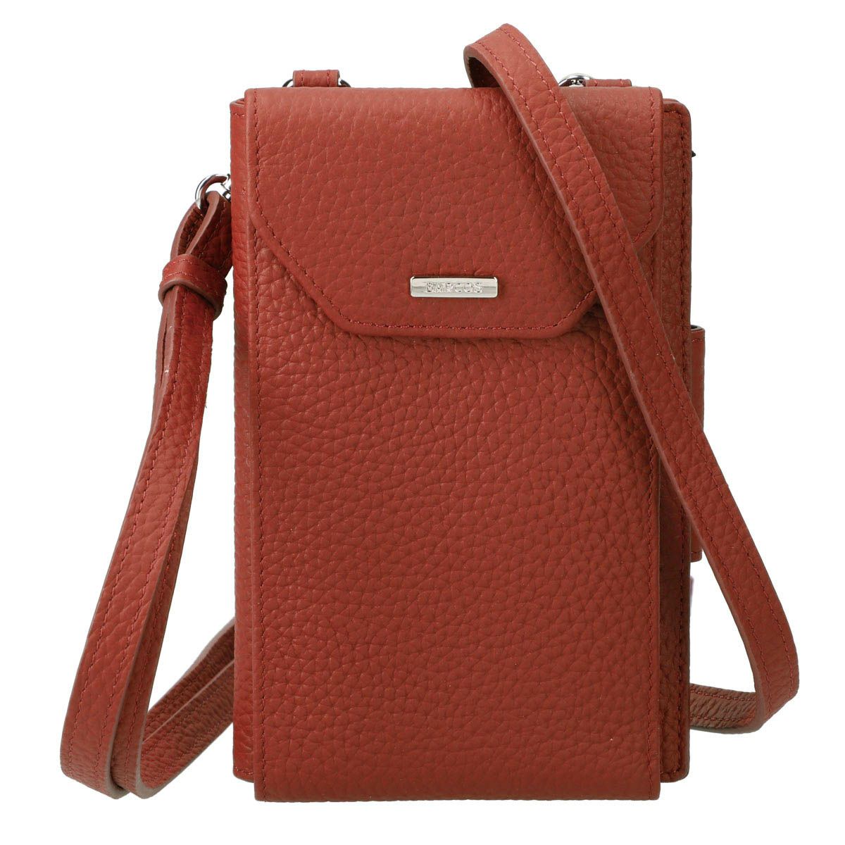 シュリンクレザースマホポシェット＜マーシ＞