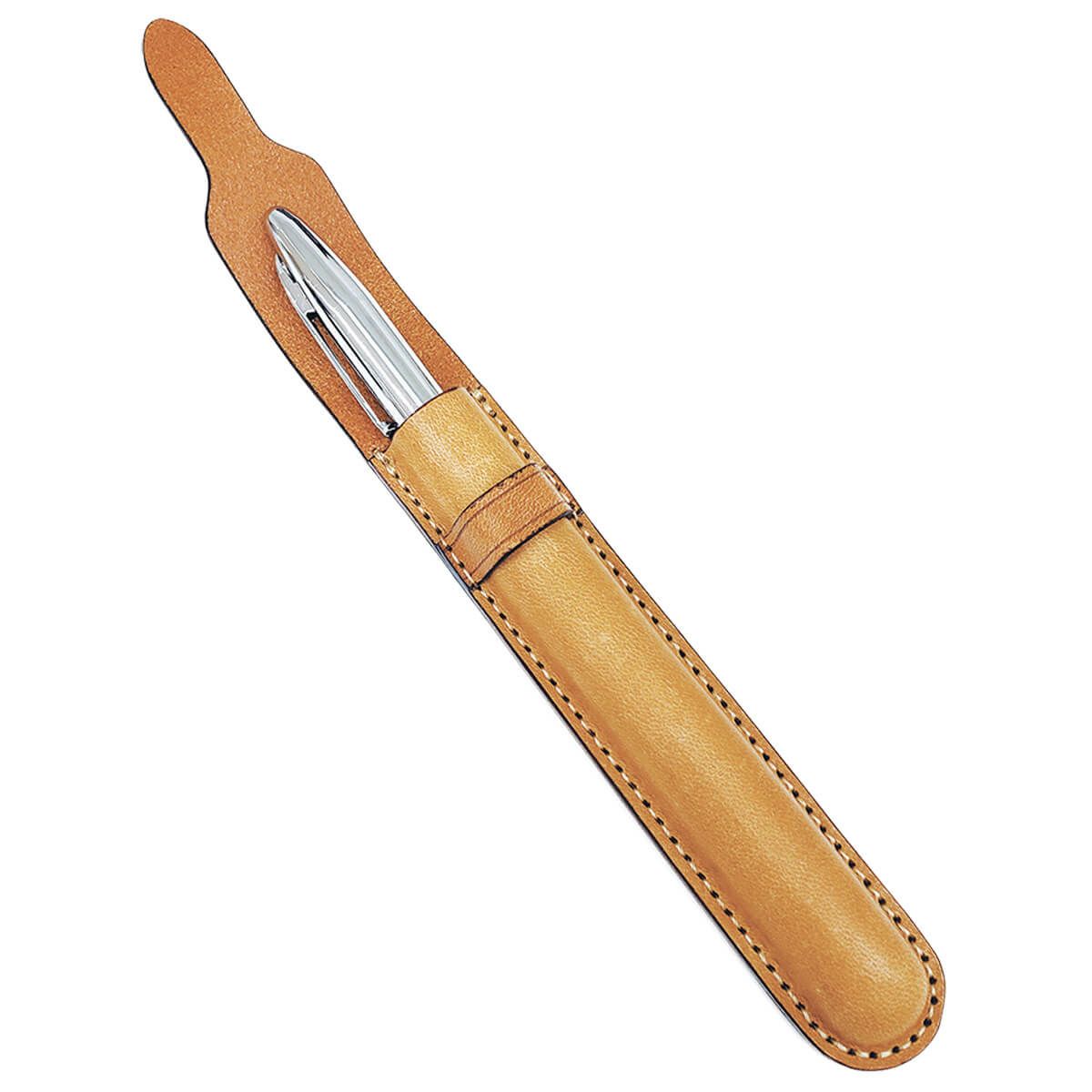 1本用牛革ペンケース