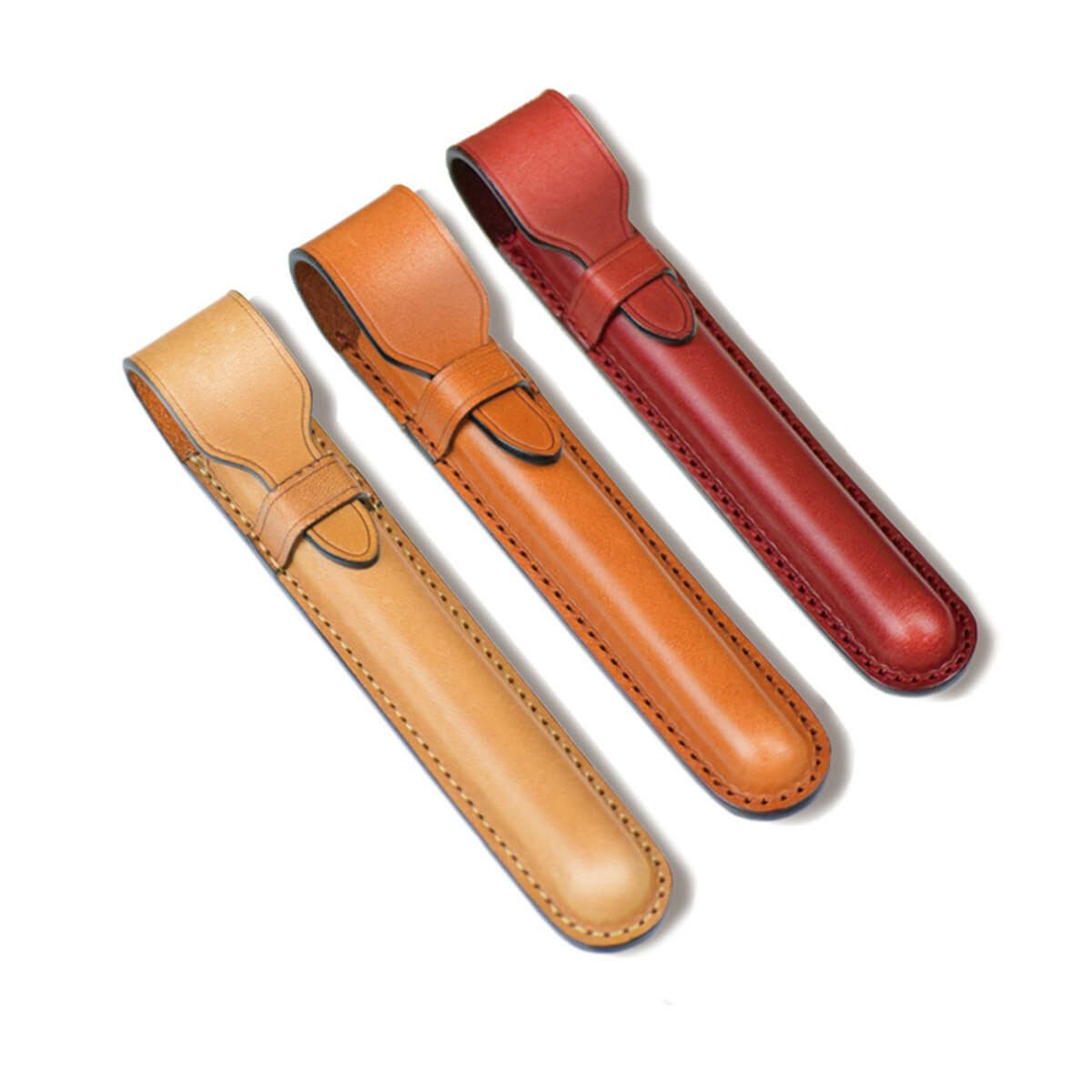 1本用牛革ペンケース