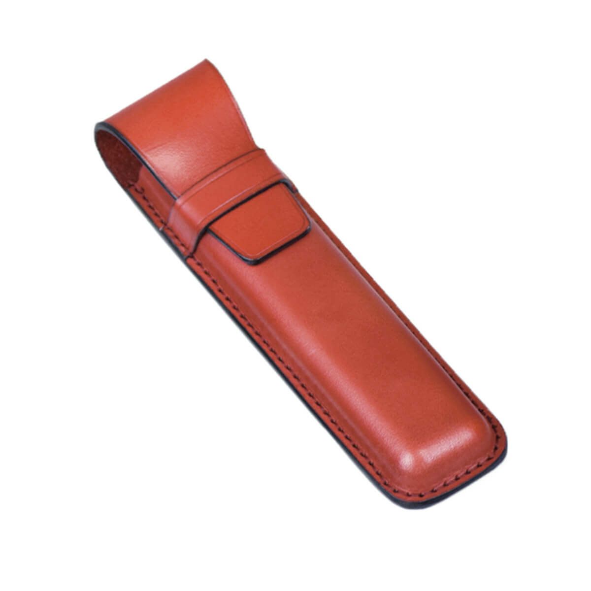 2本用牛革ペンケース