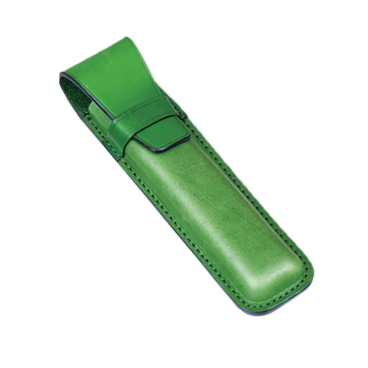 2本用牛革ペンケース