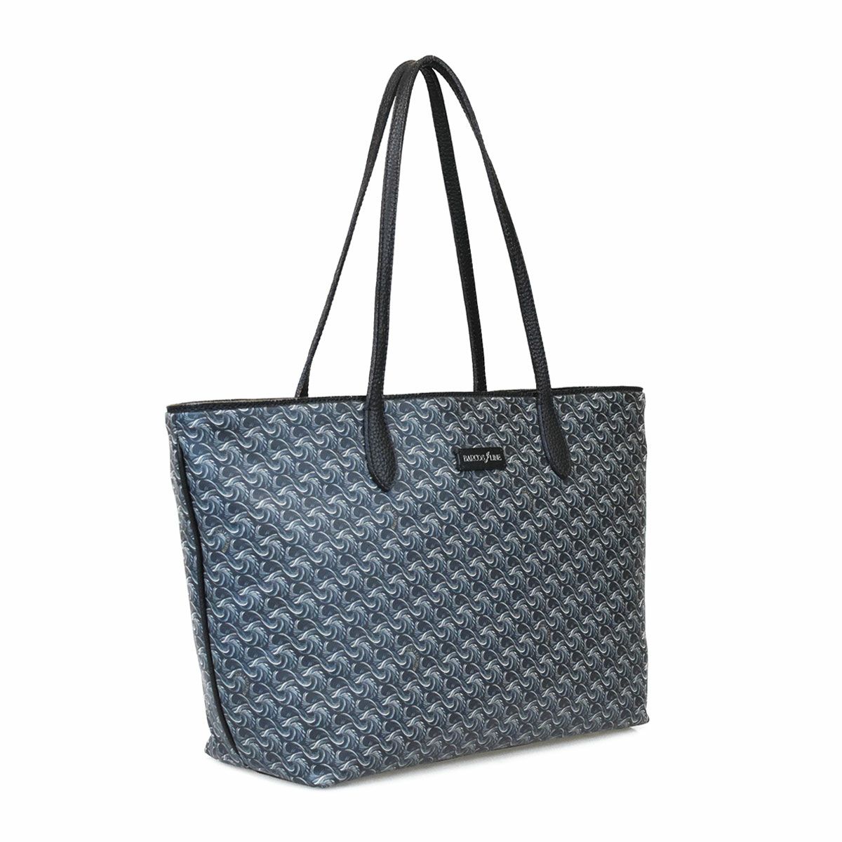 日本製 鳥プリントトートバッグ 中サイズ