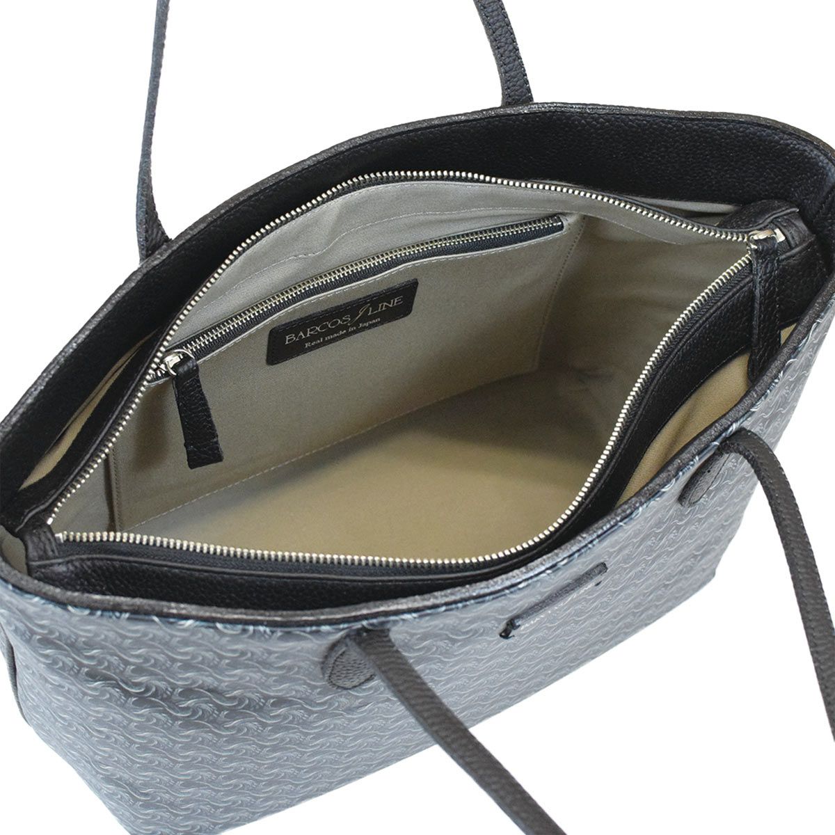 日本製 鳥プリントトートバッグ 中サイズ