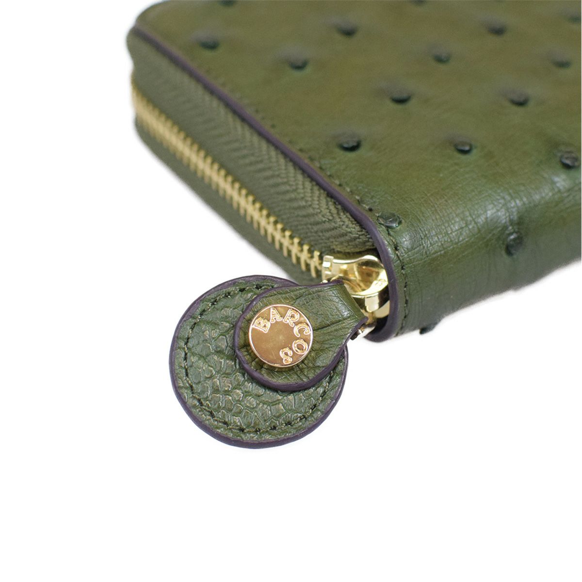 GLウォレット オーストリッチレザーラウンド型財布＜リッコR＞