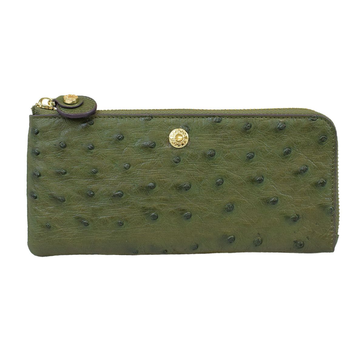 GLウォレット オーストリッチレザーL字型財布＜リッコL＞
