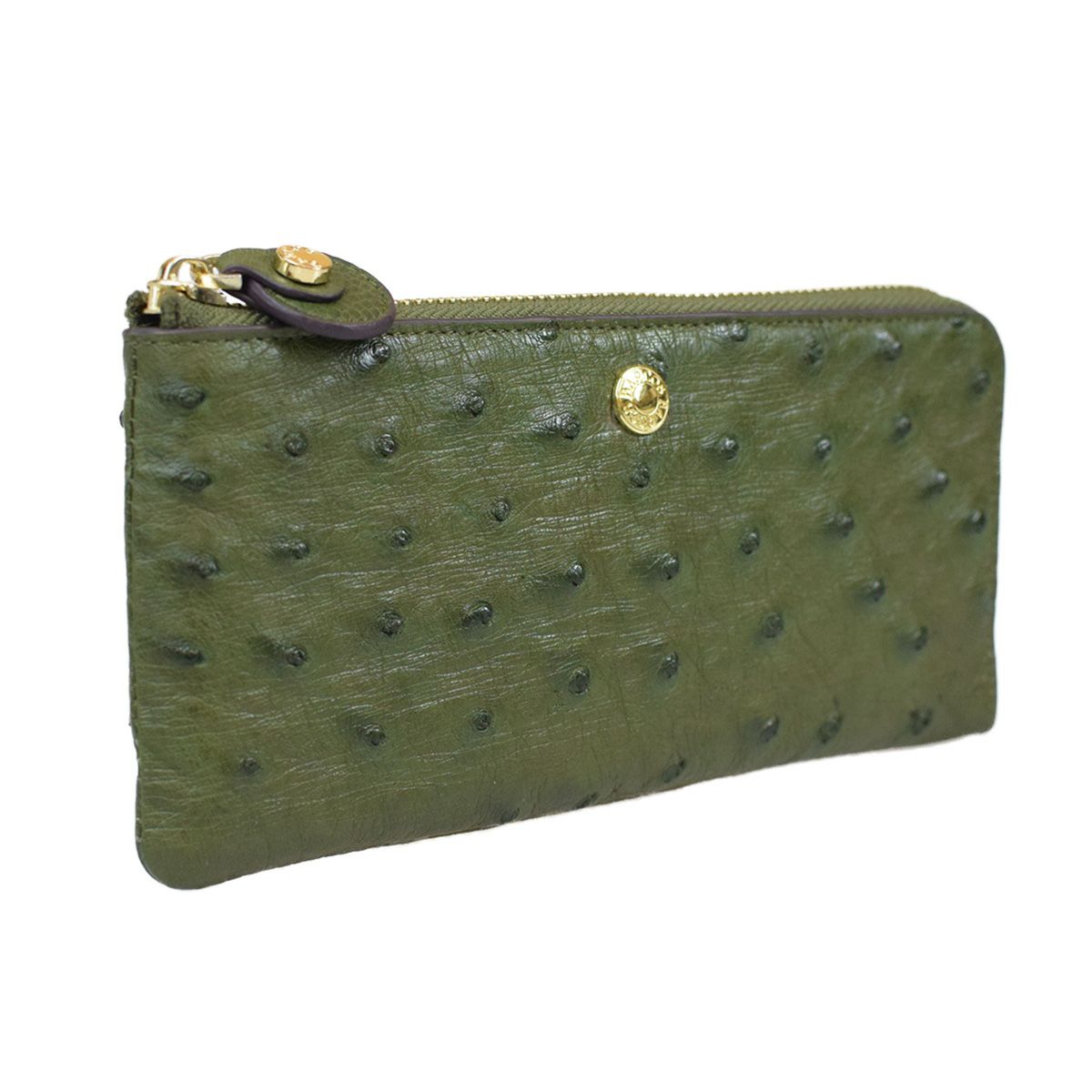 GLウォレット オーストリッチレザーL字型財布＜リッコL＞