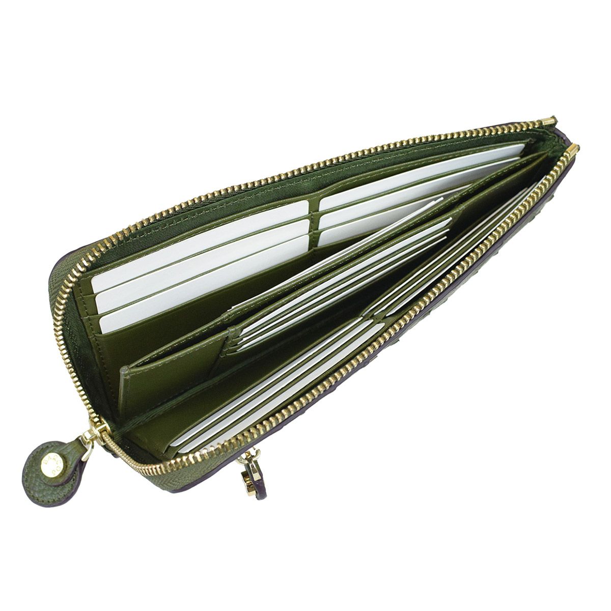 GLウォレット オーストリッチレザーL字型財布＜リッコL＞