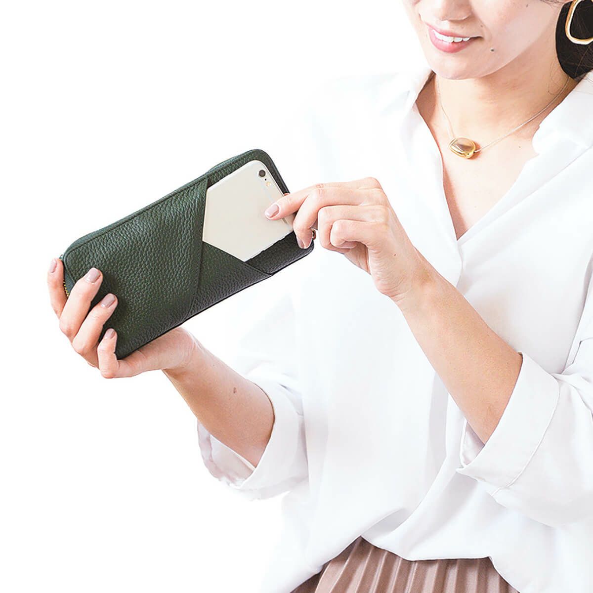 GLウォレット 背面ポケット付き財布＜ドリー＞