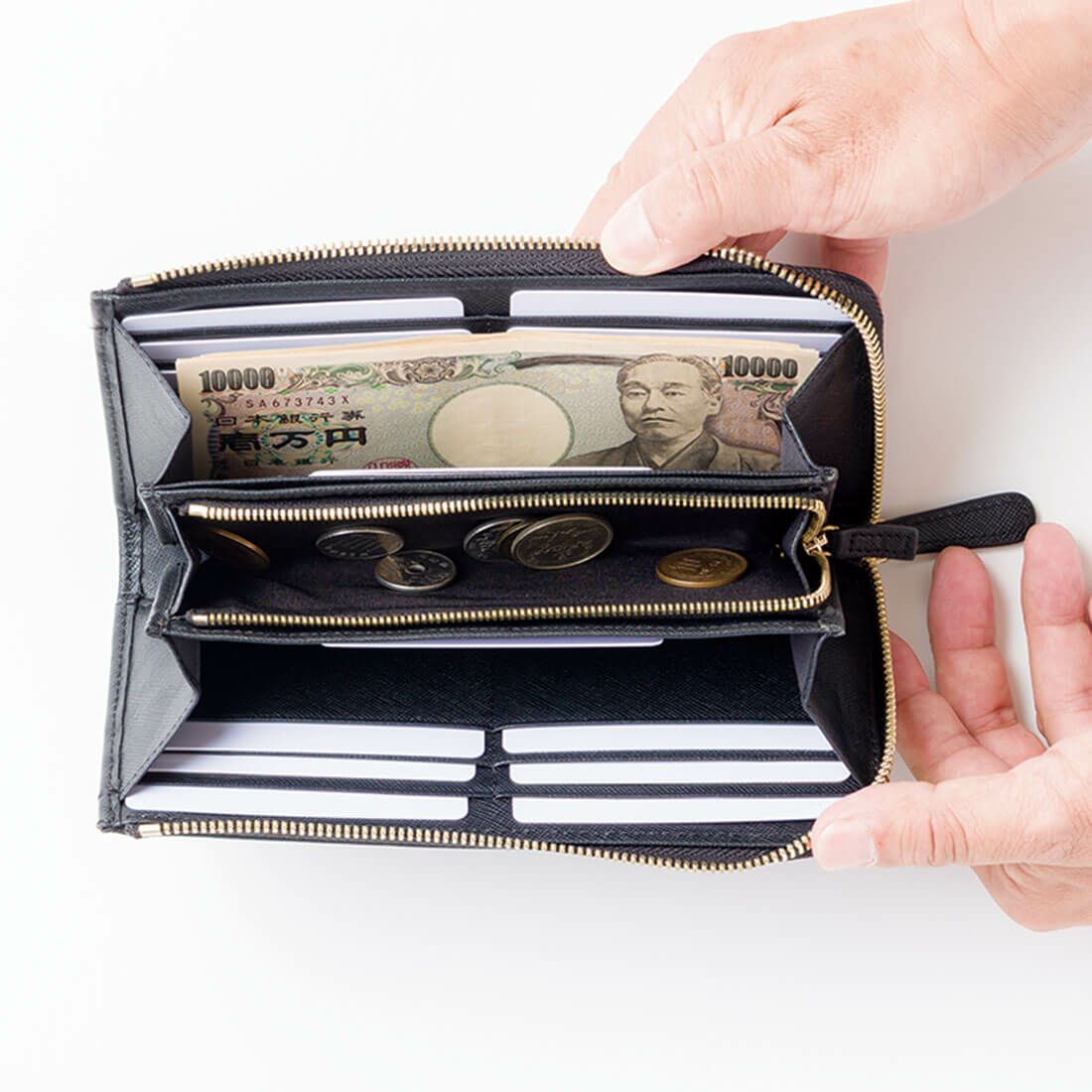 GLウォレット L字型財布＜ノア ゴールドプラス＞