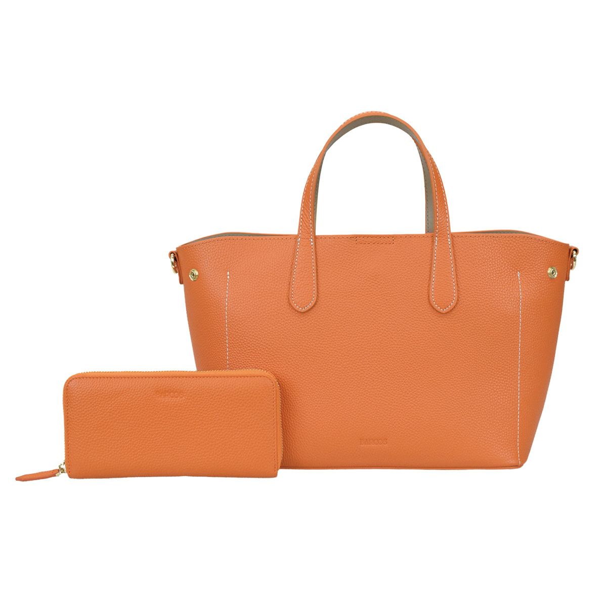 【セット商品】シュリンクレザーハンドバッグ＆財布＜ユニバーサルセット＞