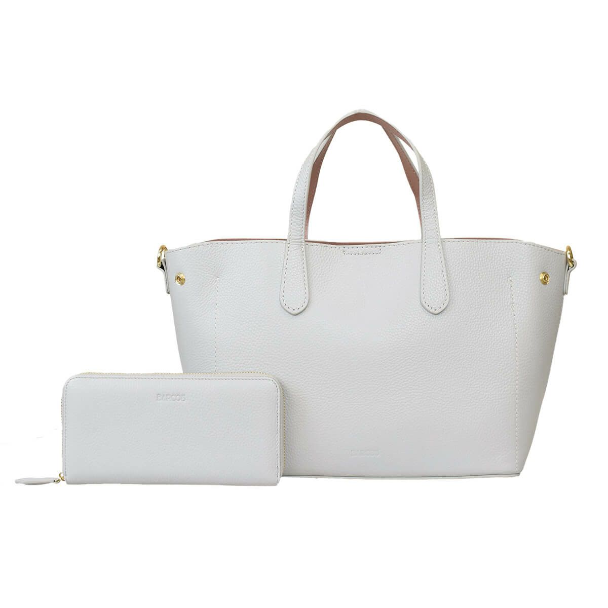 【セット商品】シュリンクレザーハンドバッグ＆財布＜ユニバーサルセット＞