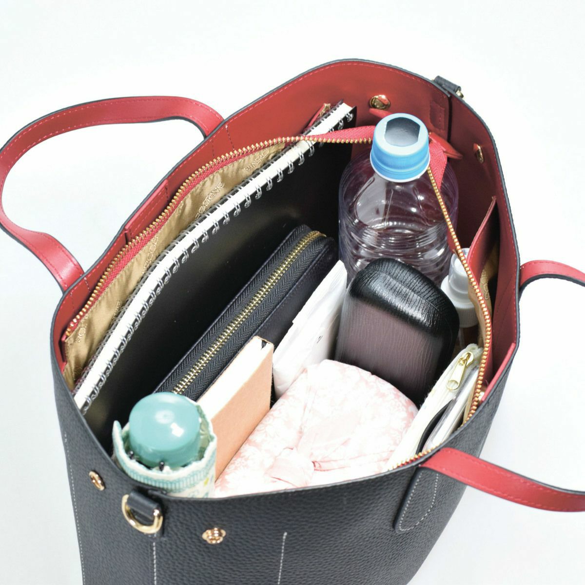 【セット商品】シュリンクレザーハンドバッグ＆財布＜ユニバーサルセット＞