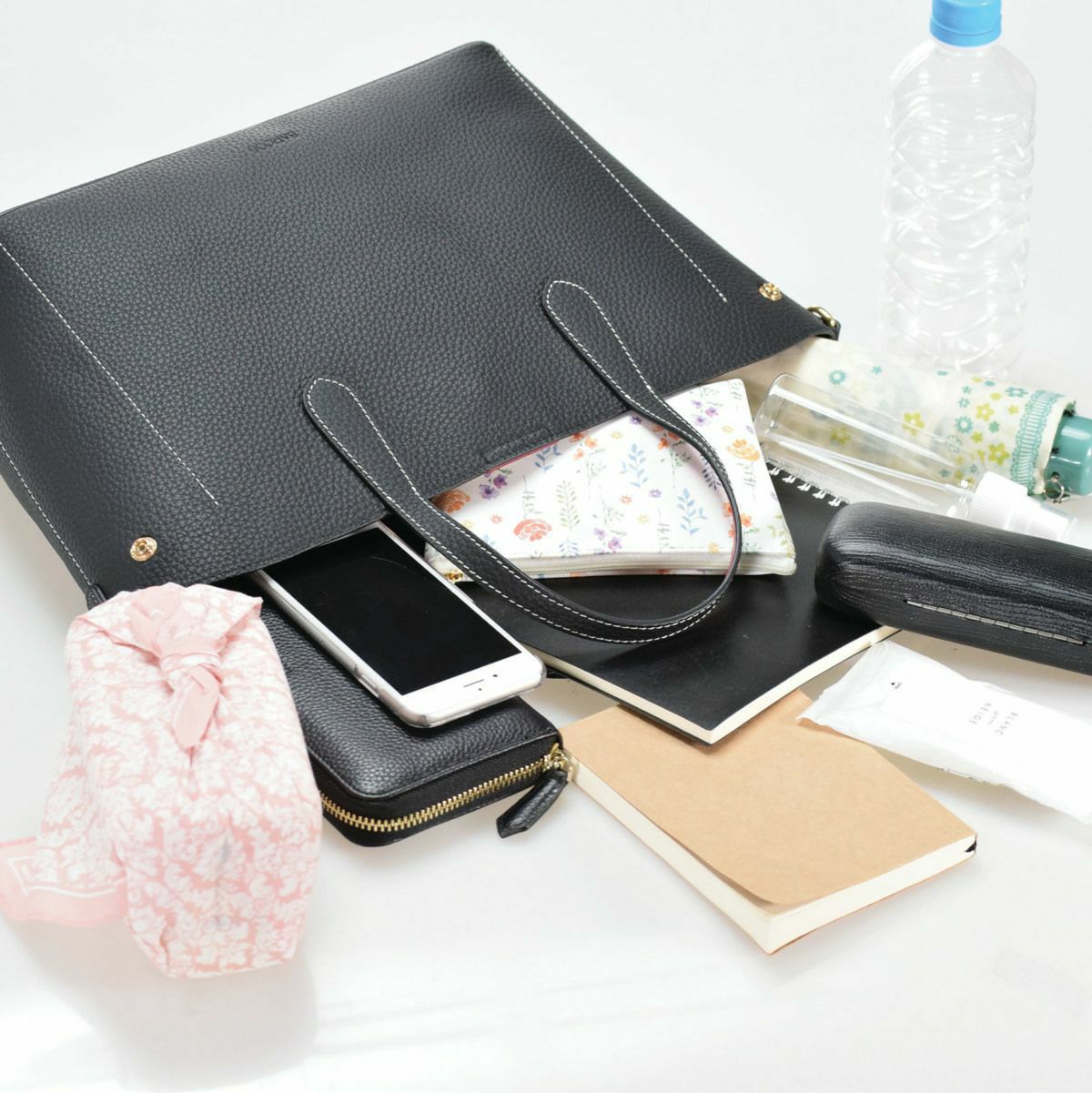 【セット商品】シュリンクレザーハンドバッグ＆財布＜ユニバーサルセット＞