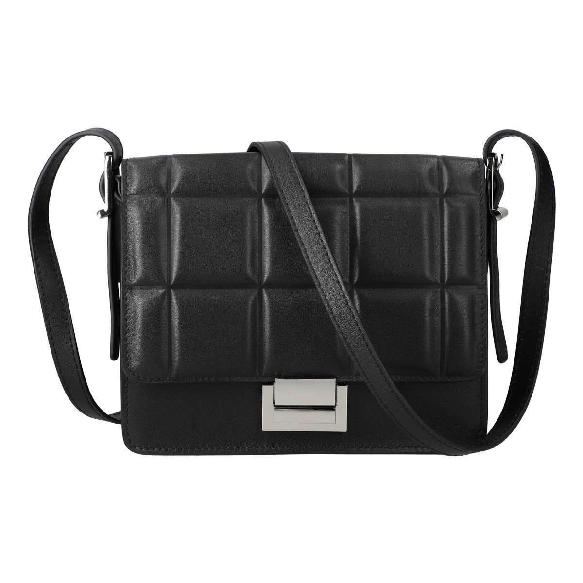 キルティング風レザーポシェット