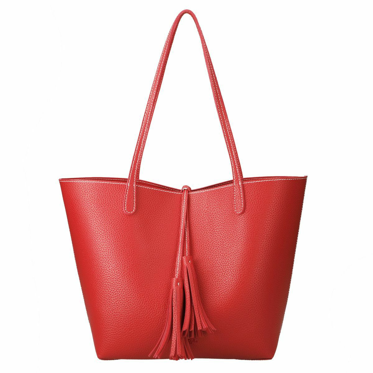 タッセル付きトートバッグ