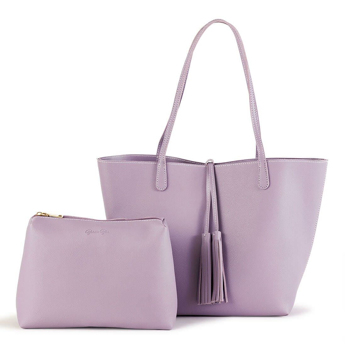 タッセル付きトートバッグ