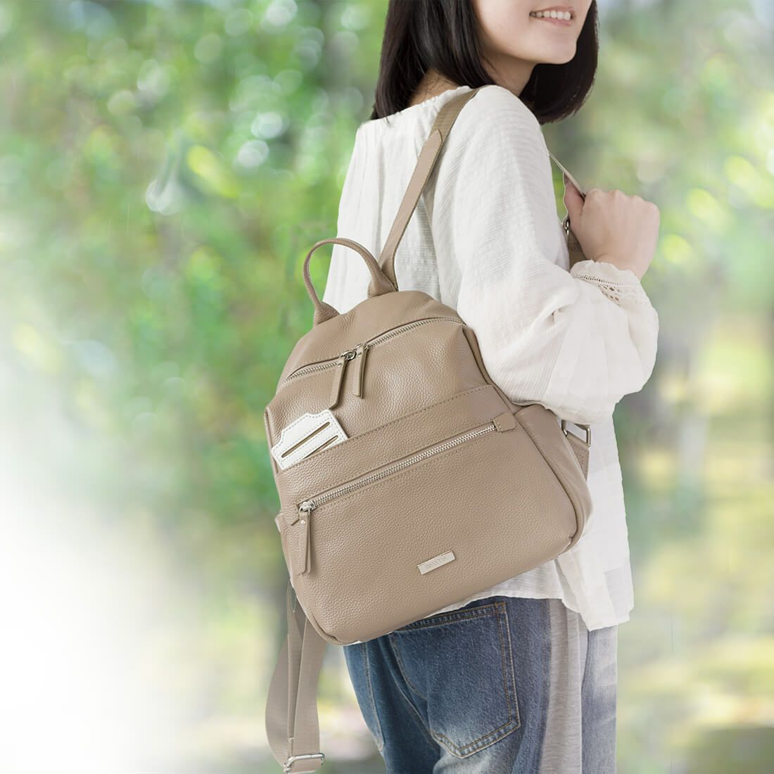 レザーリュック＜アメリ＞