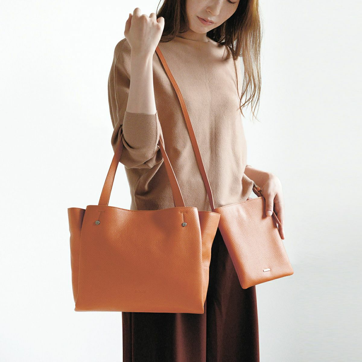 【セット商品】レザートートバッグ＆ポシェット＜アーバンセット＞