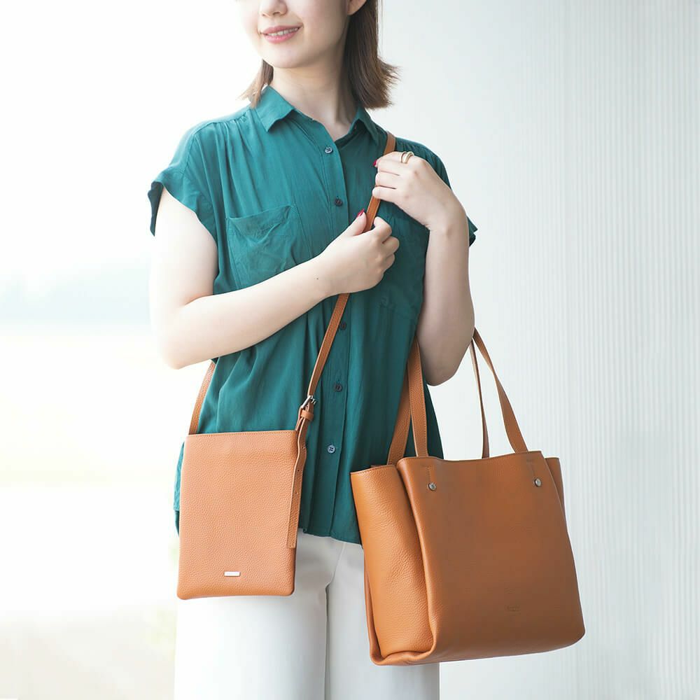 【セット商品】レザートートバッグ＆ポシェット＜アーバンセット＞