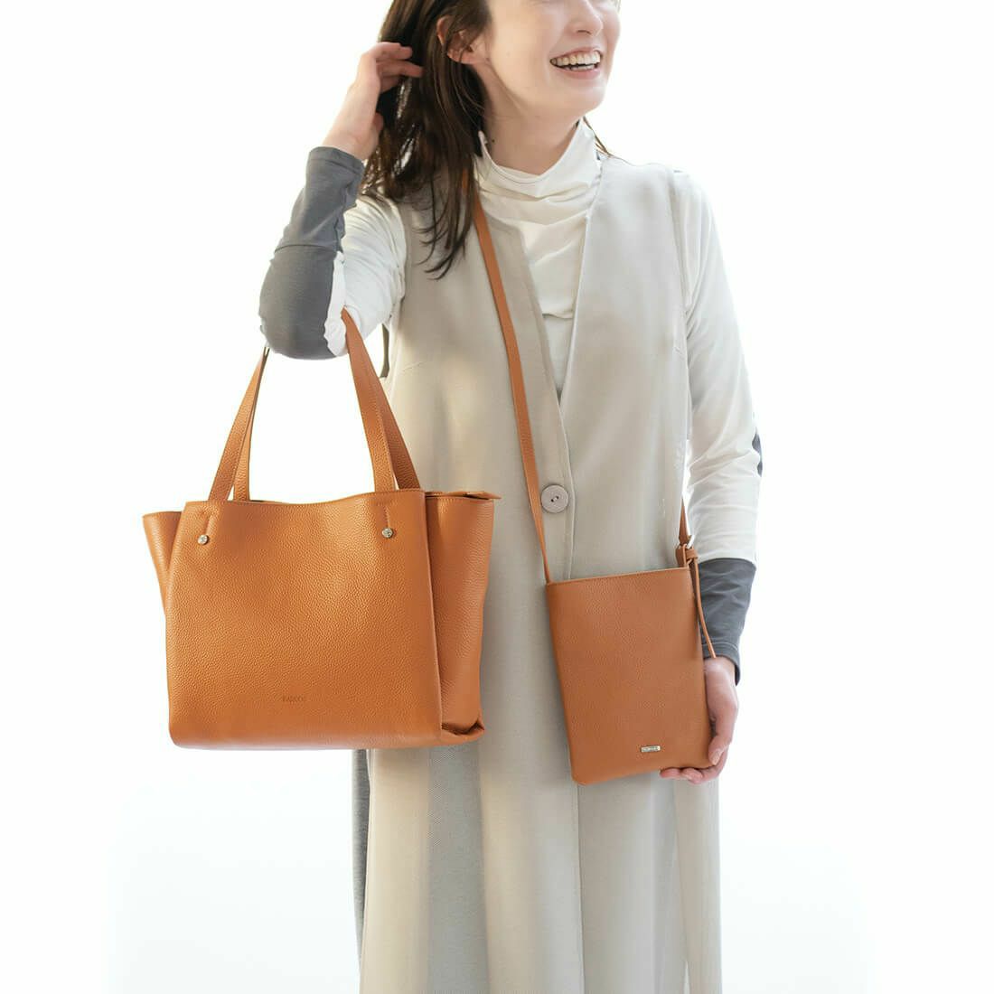 【セット商品】レザートートバッグ＆ポシェット＜アーバンセット＞