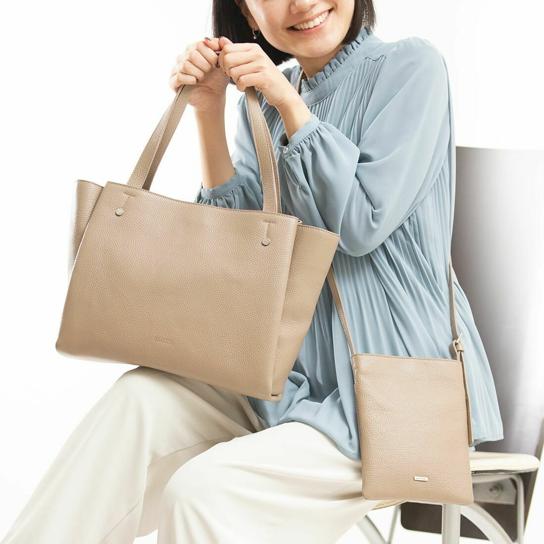 【セット商品】レザートートバッグ＆ポシェット＜アーバンセット＞