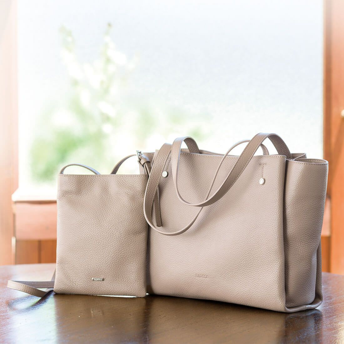 【セット商品】レザートートバッグ＆ポシェット＜アーバンセット＞