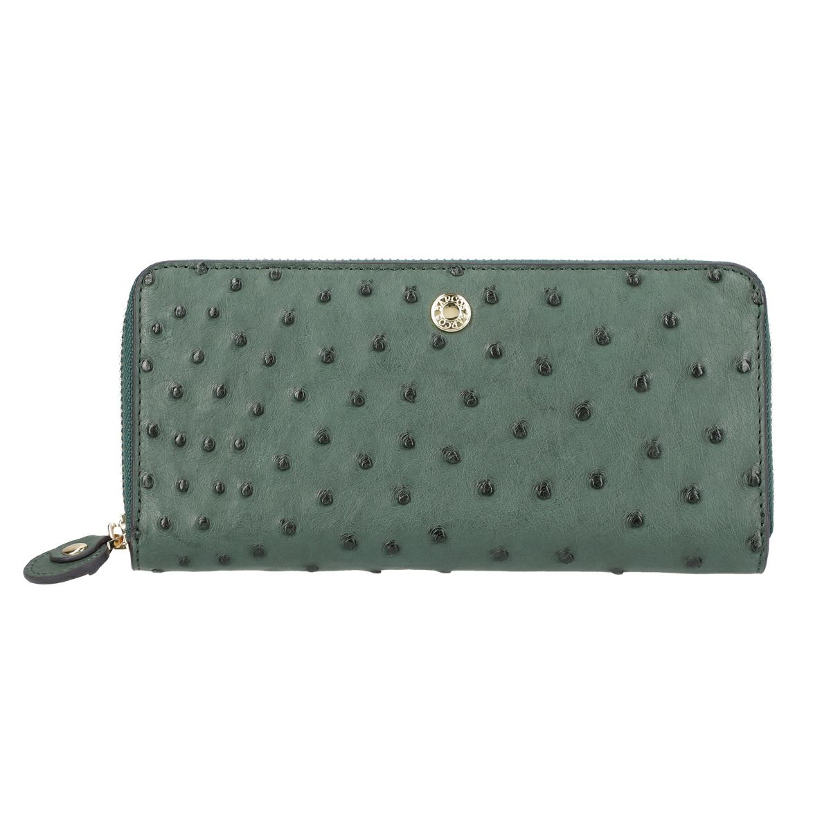 GLウォレット オーストリッチレザーラウンド型財布＜リッコR＞